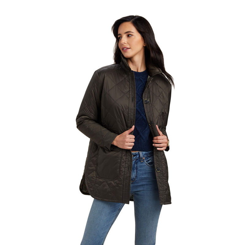 Ariat Jacke Damen - Belmont Shirt DunkelBraun ( MCYDU-7351 )